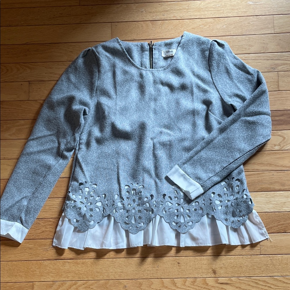 Molly Bracken Heather Gray Sweater